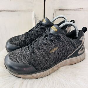 Keen Utility Sparta Black Aluminum Toe Work Shoes Hiking Shoes - Mens 8.5M